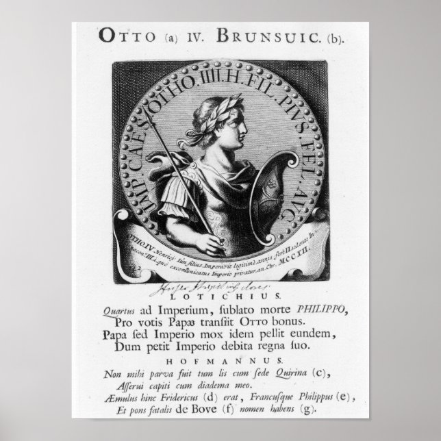Otto IV i Brunswick Poster (Framsidan)