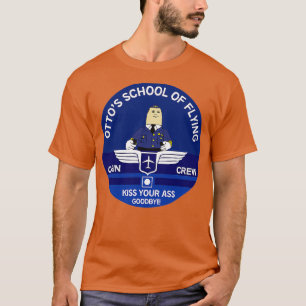 Otto Pilot Pilot New Pilo Flies School Shirt Funn T
