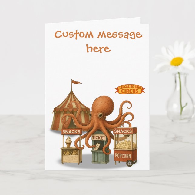 Otto’s circus snack shack kort (Liten växt)