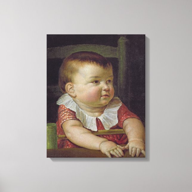 Otto Sigismund Son till konstnären 1805 Canvastryck (Framsida)