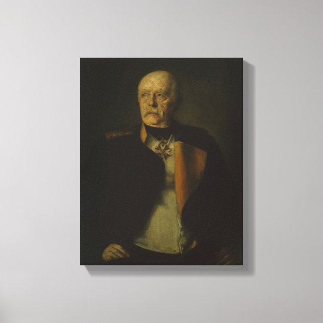 Otto von Bismarck, 1890 Canvastryck (Framsida)