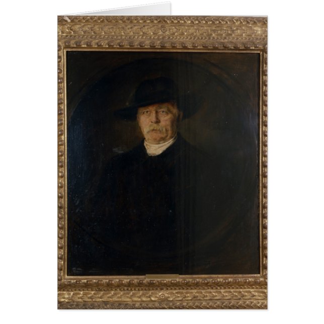Otto von Bismarck, 1895 Hälsningskort (Framsidan)