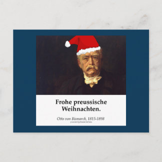 Otto von Bismarck - Frohe preussische Weihnachten Vykort
