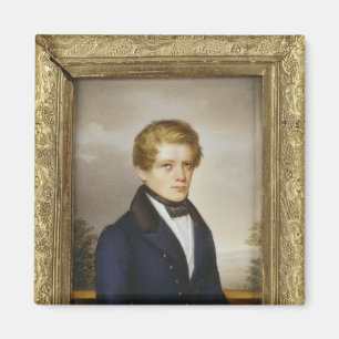 Otto von Bismarck som en student, 1833 Magnet