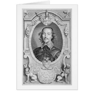 Otto von Guericke (1602-86) från 'porträttdes Ho Hälsningskort