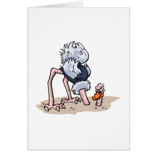 Otto von Ostrich Hälsningskort