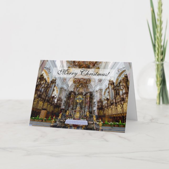 Ottobeuren Abbey-julkort Helgkort (Framsida)