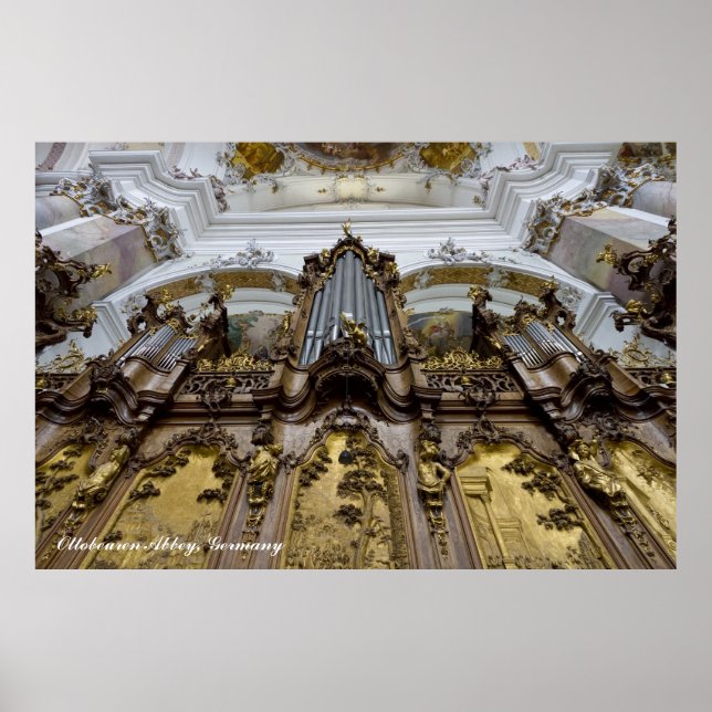 Ottobeuren Abbey pipe organ poster (Framsidan)