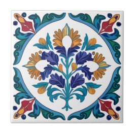 Ottoman Garden Blommigt Ceramic Tile Kakelplatta