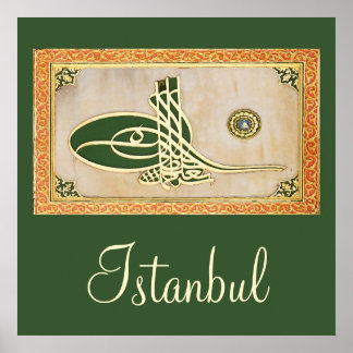 Ottoman sultan tughra Poster