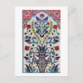 Ottoman Turkey Arabesque Old Tile Vykort