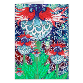 Ottomankronärtskockakort Hälsningskort