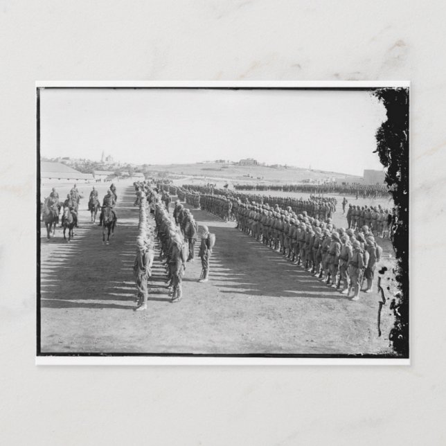 Ottomansk militär vykort (Framsida)