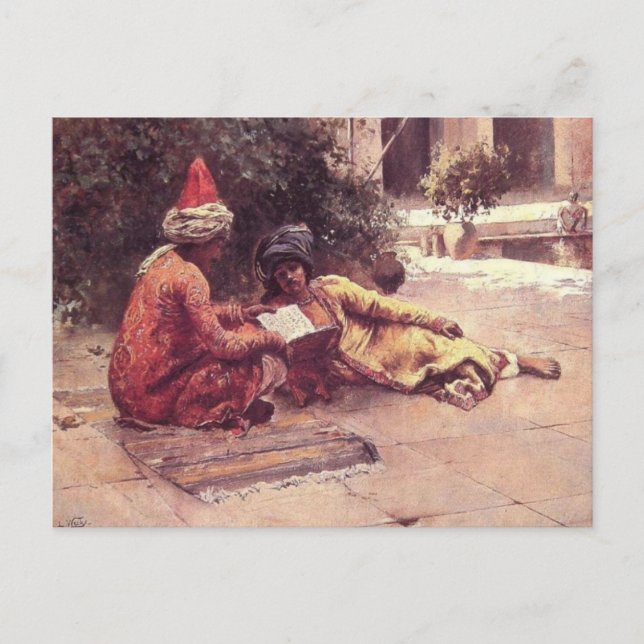 Ottomanskt imperium vykort (Framsida)