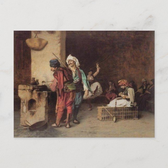 Ottomanskt imperium vykort (Framsida)