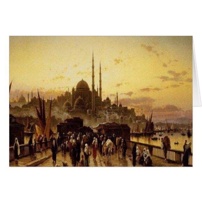 Ottomanvälde Hälsningskort (Framsidan Horizontal)