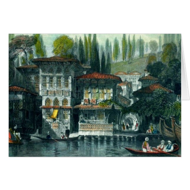 Ottomanvälde Hälsningskort (Framsidan Horizontal)