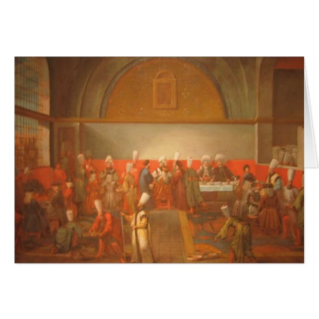 Ottomanvälde Hälsningskort (Framsidan Horizontal)