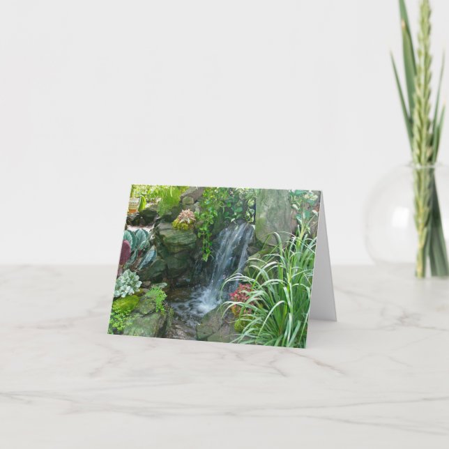 Ott's Waterfall Note Card Kort (Framsida)