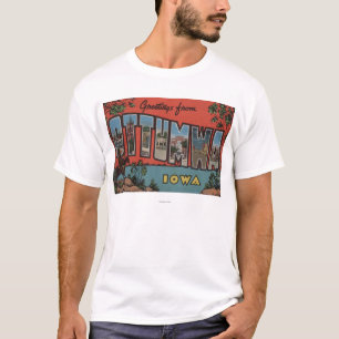 Ottumwa IowaLarge brev ScenesOttumwa, IA T-shirt