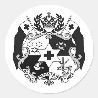 Otua Mo Tonga Productionz Runt Klistermärke