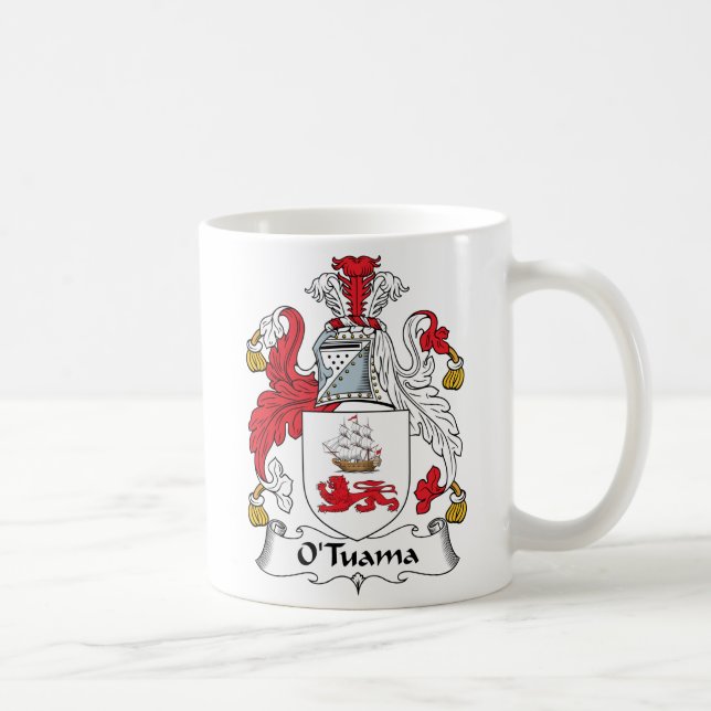 O'Tuama familjvapensköld Kaffemugg (Höger)