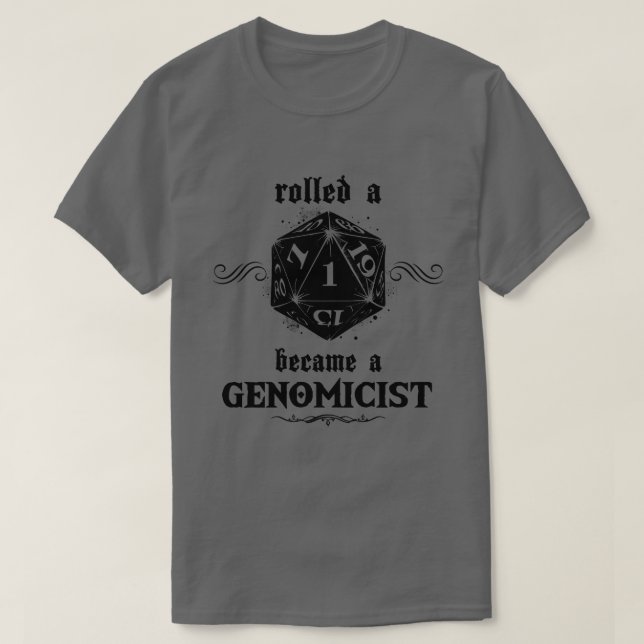 Oturlig Roll Genomicist T Shirt (Design framsida)