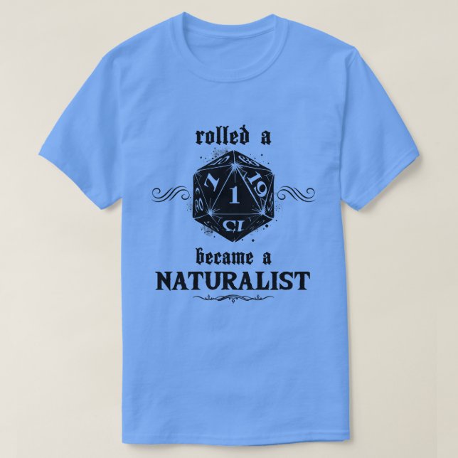 Oturlig Roll Naturalist T Shirt (Design framsida)
