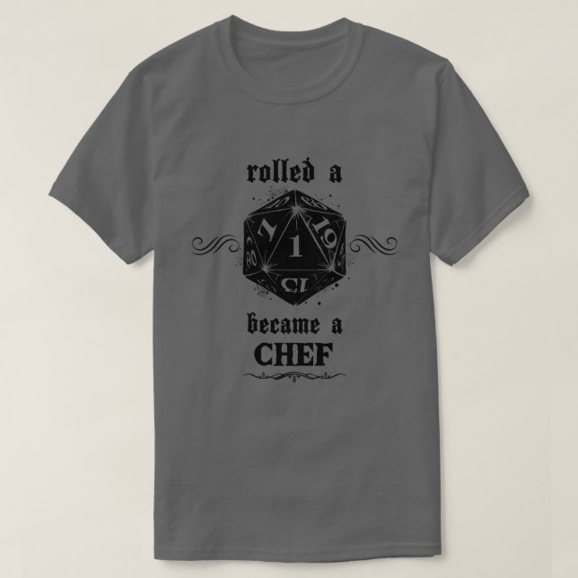 Oturligt Roll Chef T Shirt (Design framsida)