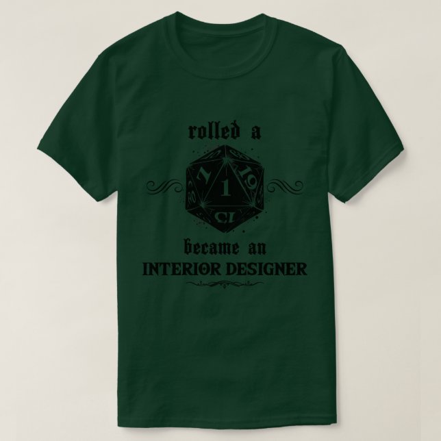 Oturligt Roll Insida Designer T Shirt (Design framsida)