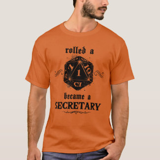 Oturligt roll sekreterare t shirt