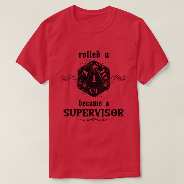 Oturligt rollansvarig t shirt (Design framsida)