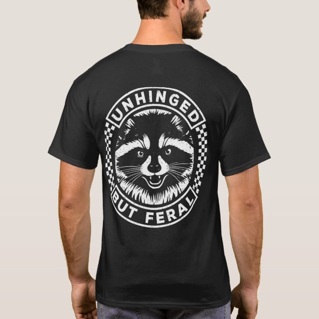 Otyglad Men Vild Råtta Sarksatisk Rolig T Shirt (Baksida)