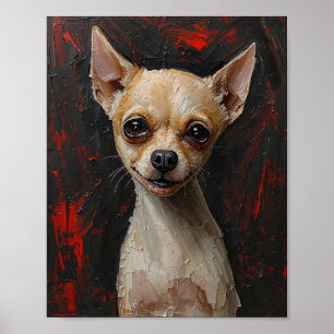 Otyglad själ: Modern expressionistisk hundkonst Poster