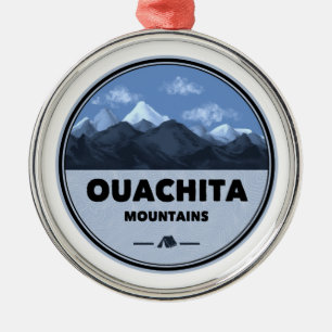 Ouachita Mountains Arkansas Oklahoma Camping Julgransprydnad Metall