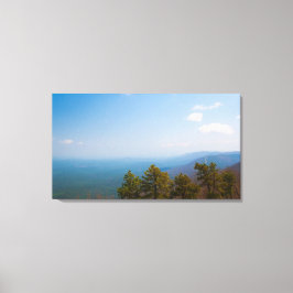 Ouachita Mountains och Talimena Drive, OK Canvastryck