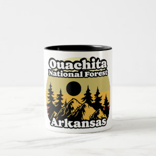 Ouachita National Forest Arkansas Två-Tonad Mugg