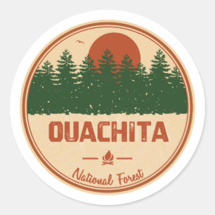 Ouachita National Forest Runt Klistermärke
