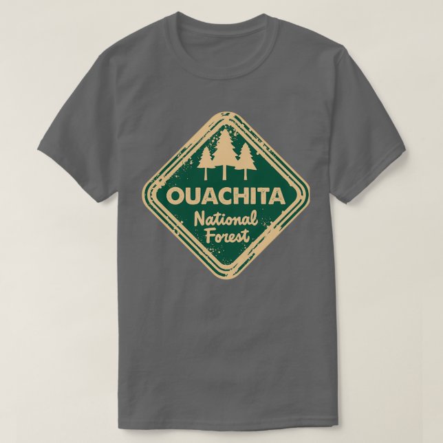 Ouachita National Forest T Shirt (Design framsida)