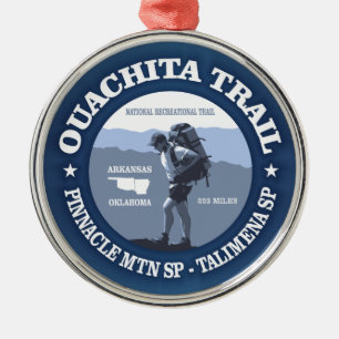 Ouachita slinga julgransprydnad metall
