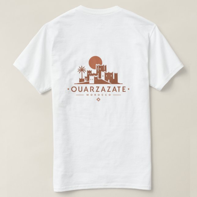 Ouarzazate Marocko T-Shirt | Resemodestreetwear (Design baksida)