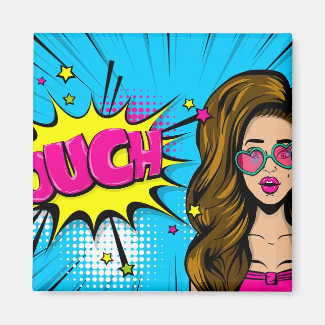 Ouch-flicka Magnet (Framsidan)