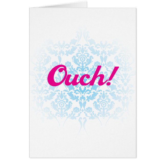 Ouch! Hälsningskort (Framsidan)