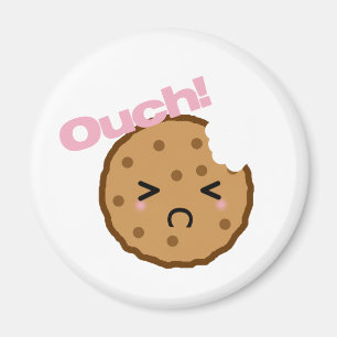 "Ouch! "något att säga den Kawaii kakan Magnet