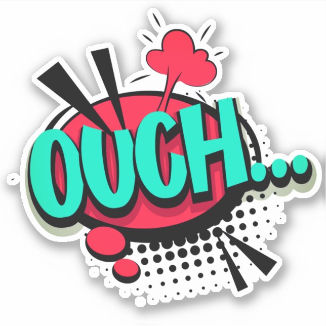 Ouch Sticker Klistermärken (Framsida)