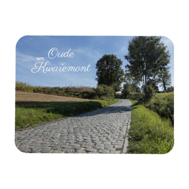 Oude Kwaremont, Flamländska Ardennerna, Belgien Magnet (Horisontell)