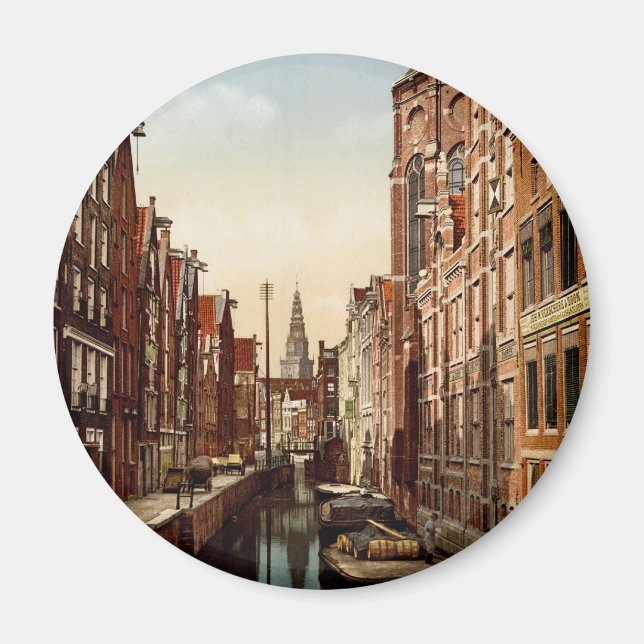 Oudezijds Kolk Amsterdam Magnet (Framsidan)