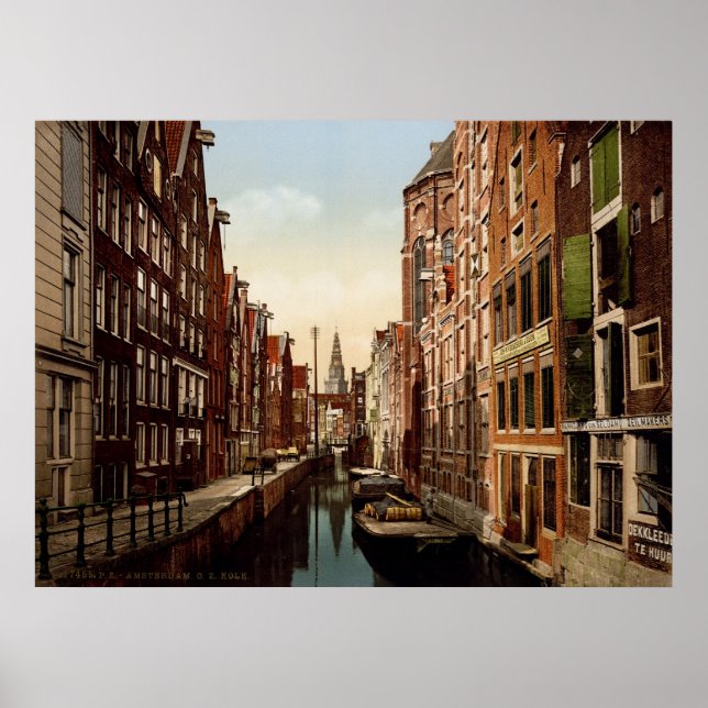 Oudezijds Kolk Amsterdam Poster (Framsidan)