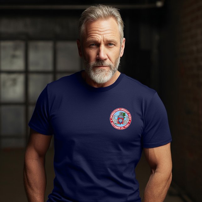 OUF Grenada Raider 82:a ABN mörk t-shirt (Skapare uppladdad)