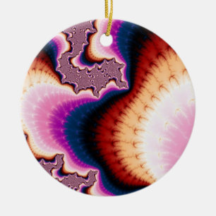 Ouh jul Fractal Julgransprydnad Keramik